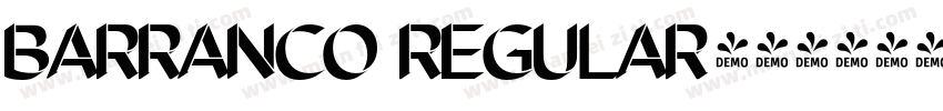 Barranco Regular字体转换